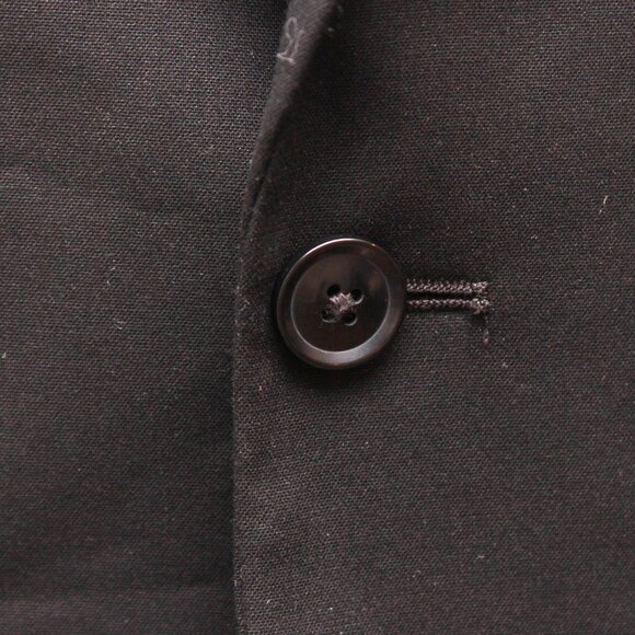 38R ALFANI Men's Suit Jacket Black Solid Classic Fit‎ Stretch E01034 - Picture 3 of 8